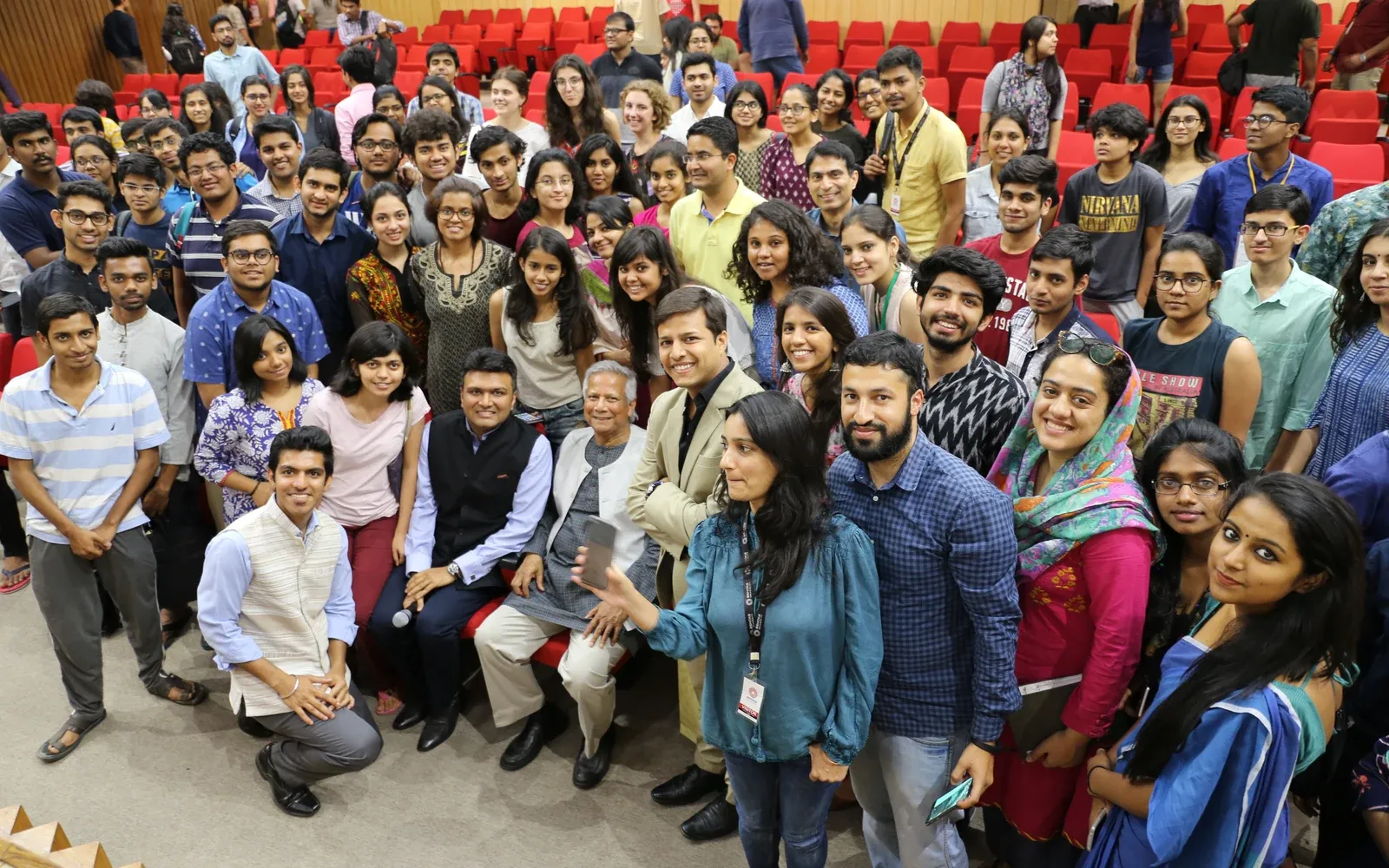 Students in study and mentorship.