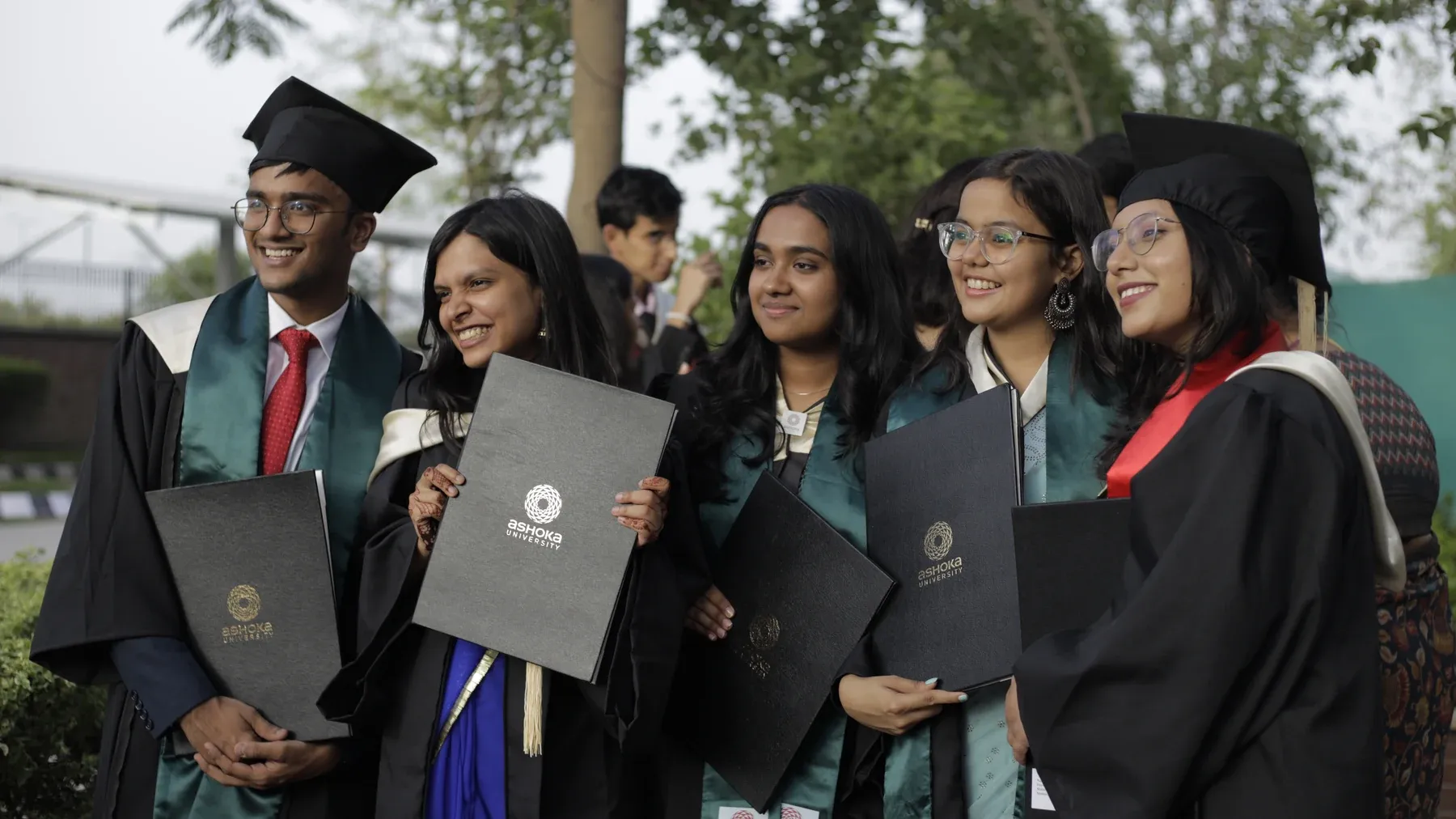 Ashoka University student cohort gathered on campus.